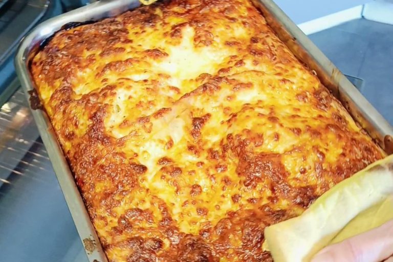 Lasagnes maison prêtes à congeler