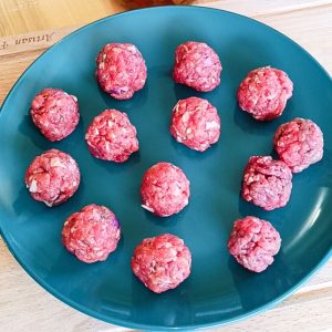 Boulettes de bœuf maison