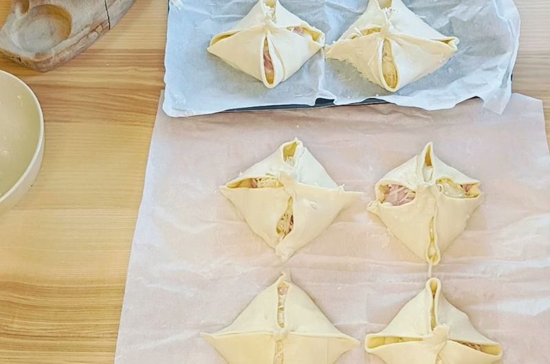 Feuilletés jambon fromage (à congeler)