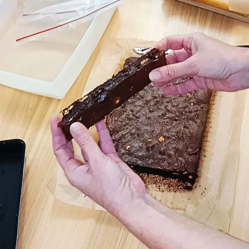 Brownies au chocolat à congeler