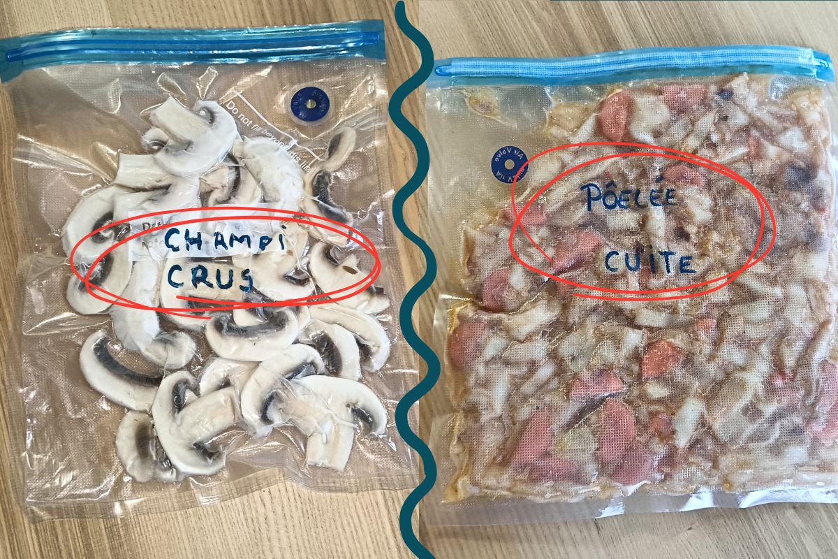 Comparaison entre aliments: congeler cru ou cuit pour comprendre comment faire