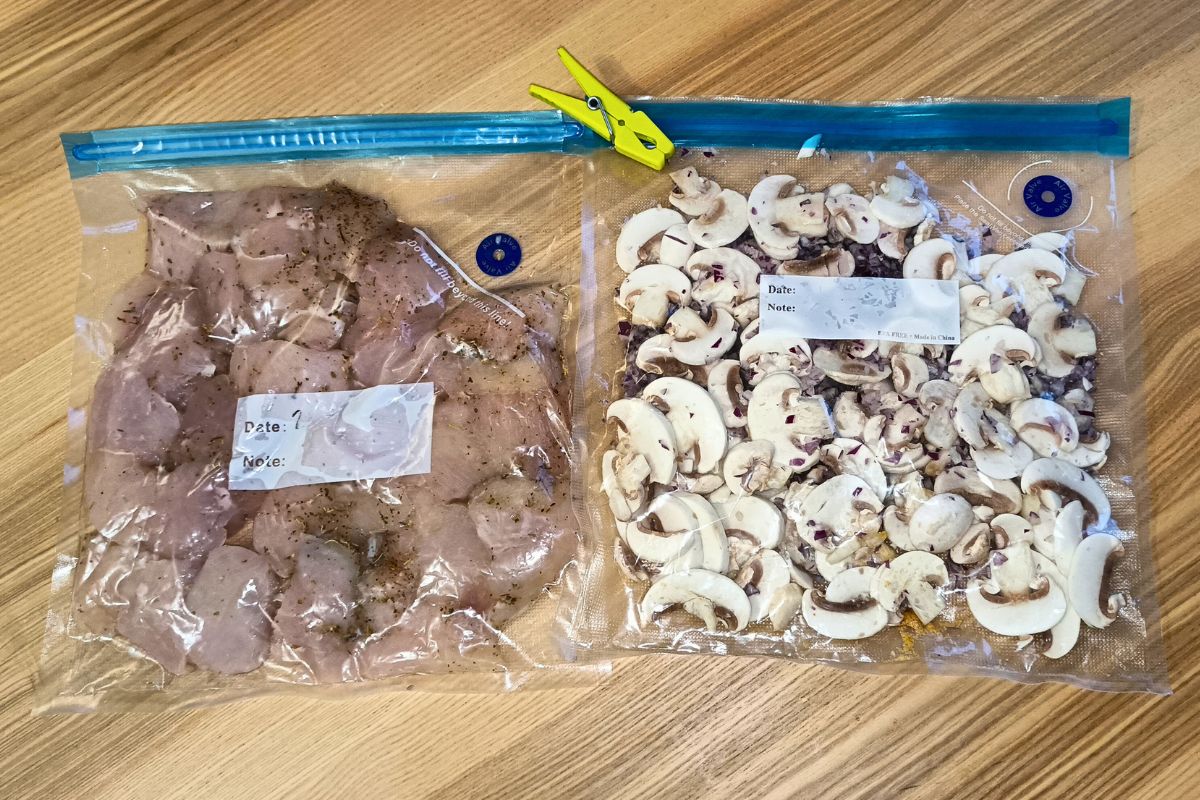 Poulet crème moutarde spécial congélateur