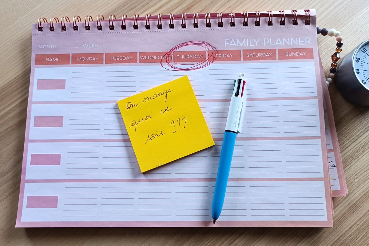 fatigue en fin de semaine et organisation des repas