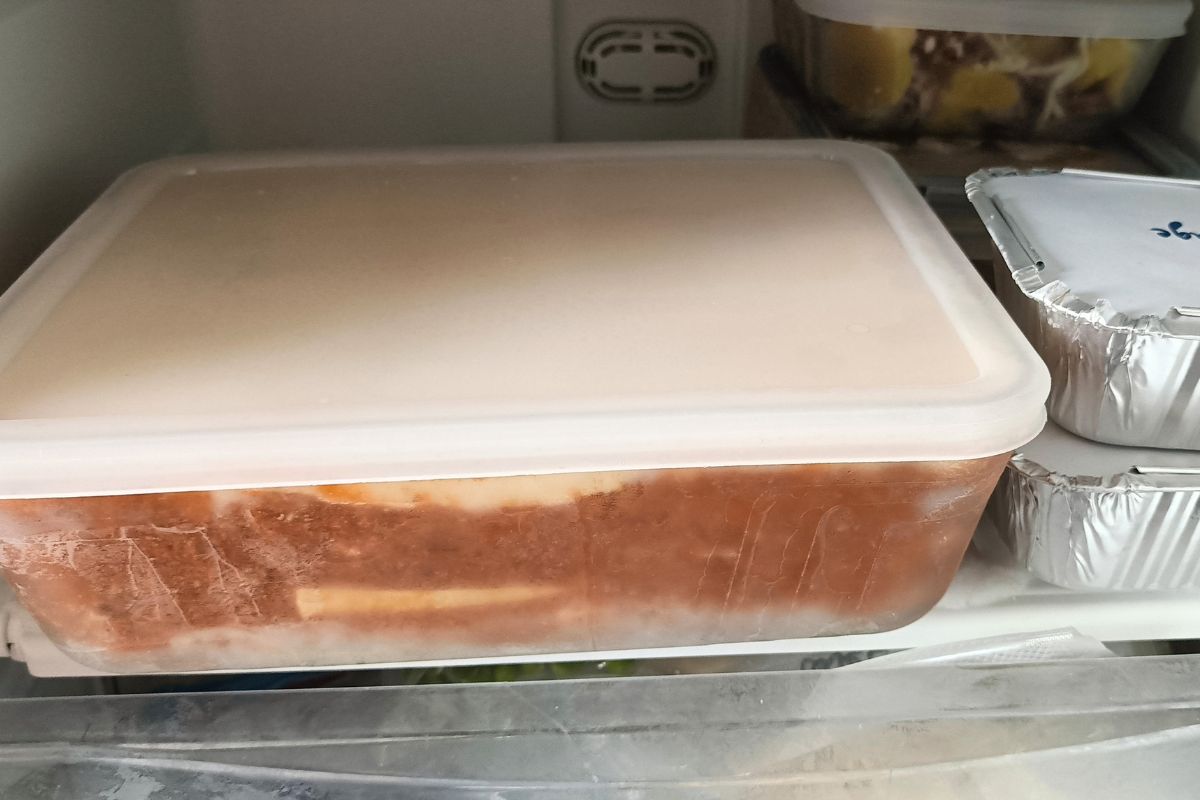 décongélation d'un plat maison au réfrigérateur