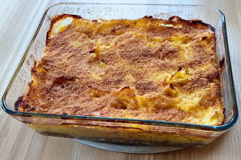 Hachis parmentier réchauffé au four après congélation