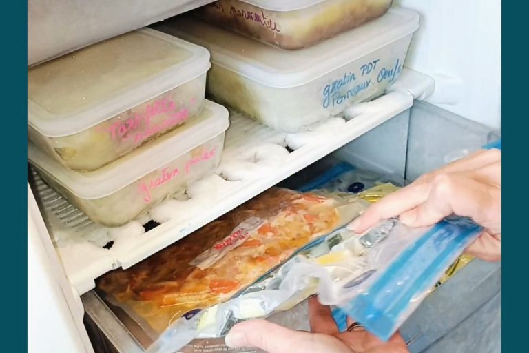 Différents plats maison qui se congèlent bien au quotidien