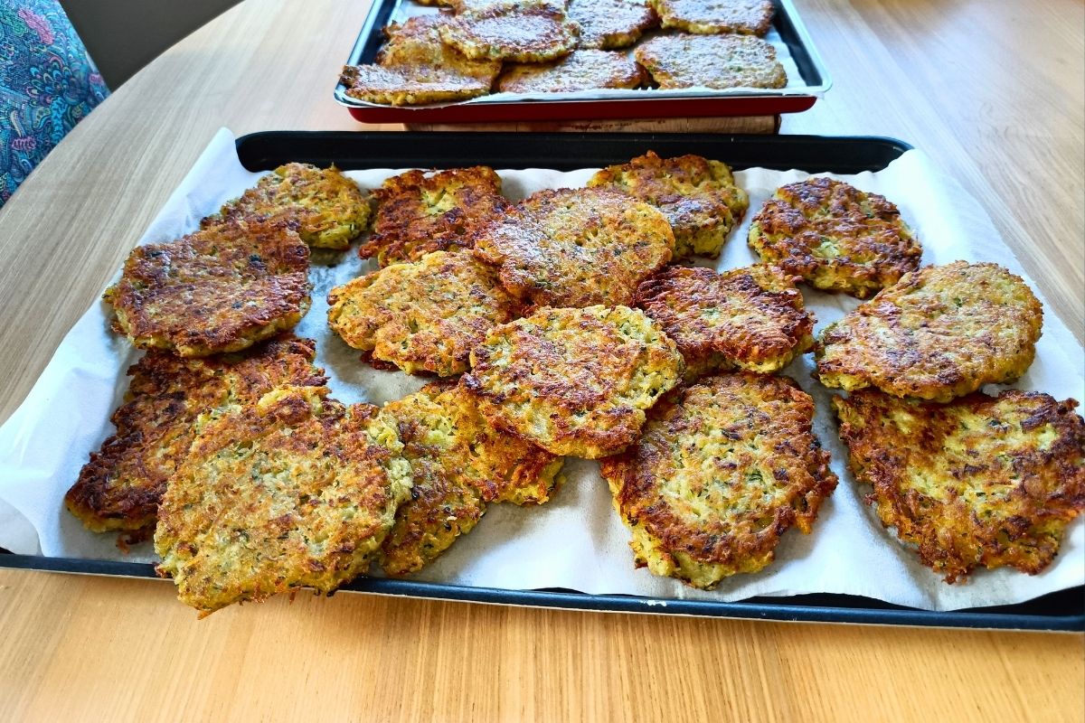 Râpés de pommes de terre et courgettes à congeler