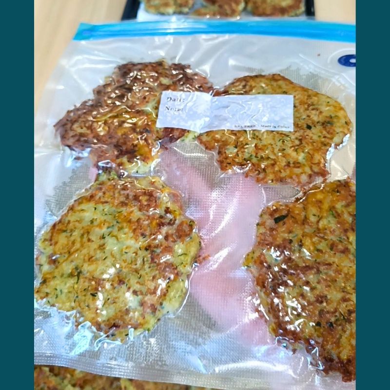 Râpés de pommes de terre et courgettes à congeler